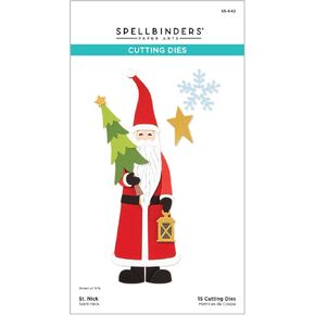 Spellbinders St. Nick Etched Dies, Metal