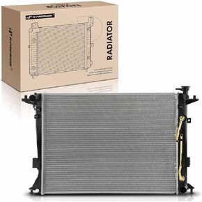A-Premium Engine Coolant Radiator with Transmission Oil Cooler Compatible with Hyundai Genesis Coupe 2013-2014 L4 2.0L, Automatic Transmission, Replace# 253102M500