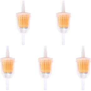 5Pcs Fuel Filter Kit Compatible with Yamaha Club Car G1 G14 G16 G19 G20 G21 G22 G29 4-cycle TXT Medalist RXV Gas Golf Cart EZGO 72084-G01 AM116304 AM1163041 GY20709 JN3-F4560-00 JN6-F4560-0