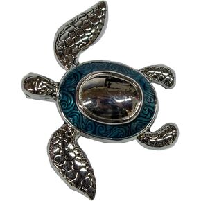 Ganz Good Luck Sea Turtle Pocket Charm with Story Card (Aqua)
