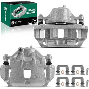 Set of 2 Front Brake Caliper Assembly Compatible with Hyundai Elantra Sonata Kia Soul Optima Magentis
