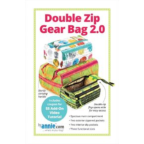 By Annie LLC Double Zip Gear Bags 2.0, Various