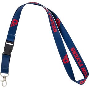 Desert Cactus University of Dayton Lanyard Flyers UD Car Keys ID Badge Holder Keychains Detachable Breakaway Snap Buckle Lanyards (Blue)