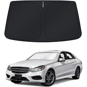 KUST Windshield Sun Shade for Mercedes-Benz E-Class 2010–2016 Window Shade Sun Visor Cover Foldable Blocks UV Rays Keep Your Car Cooler