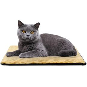 AUPETEK Self-Warming Cat Bed Indoor/Outdoor Super Soft Self Heating Pet Mat Washable Thermal Pad for Cat & Dog…