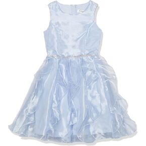 Speechless Girls' Sleeveless Knee Length Corkscrew Party Dress