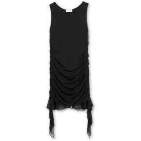 Speechless Girls' Sleeveless Power Mesh Ruched Party Dress