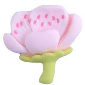 Craft Flowers Assorted of Pink Flower Resin Flat Back Flatbacks Loose Beads DIY Peach Blossom/Sakura Bud Resin Jewelry Accessories