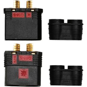 Heavy Duty Battery Connector QS8-S High Current Male Female Gold Plating Plug AntiSpark Battery Connector for RC Car Plant Agriculture Drone (1 Pair) (Black) in Saudi Arabia