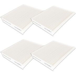 FP92 Cabin Air Filter Compatible with Ford F150 2015-2023, F250 F350 F450 F550 2017-2022, Ford Expedition 2018-2023 Lincoln Navigator Replaces FP79, FP92, FL3Z19N619A, WP10266 (Set of 4)