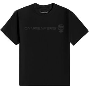 Gymreapers Workout Short Sleeve Shirt Workout T-Shirt for Men Crew Neck Shirts Casual Gym Cotton Everyday Tee