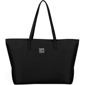 Casual Nylon Tote Bag for Women Water Resistant Shoulder Tote Handbag with Zipper for Wrok Travel in Kuwait