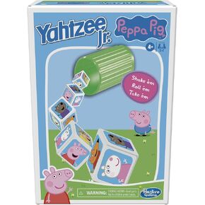 Hasbro Gaming Yahtzee Jr.: Peppa Pig Edition Board Game for Kids Ages 4 and Up, Counting and Matching Game for Preschoolers (Amazon Exclusive)