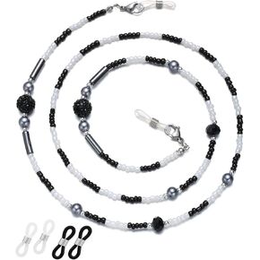 سلسلة نظارات ERNAULO مطرزة للنساء سلسلة النظارات وحاملات نظارات العين حول الرقبة سلاسل النظارات للنساء in Kuwait