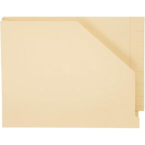 Pendaflex Expanding Shelf File Jackets With Cut-Away Corner, Letter Size, Manila, 50 per Box (11750)