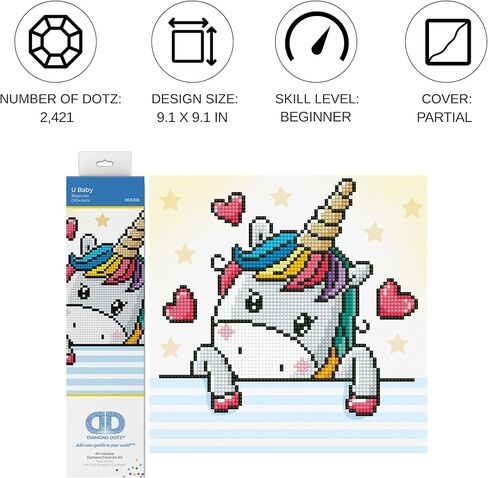 DIAMOND DOTZ Happy Day Sunflower Diamond Painting Artwork Kit in Kuwait