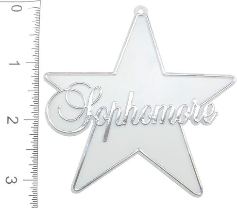 Class Star Script -Sophomore #226766 (White/Silver) in Saudi Arabia