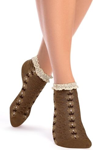 Benefeet Sox Cute Ankle Socks for Women Thick Ruffle Socks Novelty Frilly Socks Cotton Low Cut Socks Lettuce Trim Sock in Kuwait