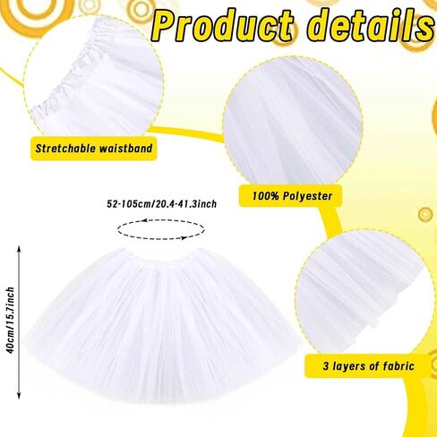 6 Pcs Chicken Costume Set Chicken Headband Tail Nose Gloves Tutu Skirt Socks for Women Halloween Rooster Dress up in Kuwait