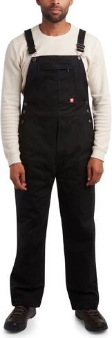Firestone Men's Overalls - Quilted Lining Twill Water Resistant Bib Overalls Jumpsuit - Insulated Overalls for Men (M-XXL) in Saudi Arabia
