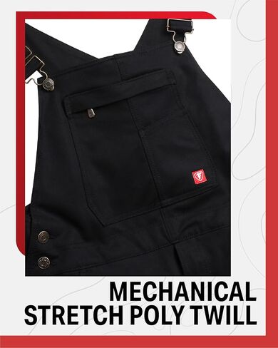 Firestone Men's Overalls - Quilted Lining Twill Water Resistant Bib Overalls Jumpsuit - Insulated Overalls for Men (M-XXL) in Saudi Arabia