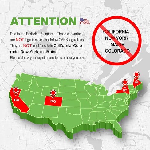 محول حفاز عالمي متوافق مع مدخل/مخرج 2 بوصة من الفولاذ المقاوم للصدأ 53005 (متوافق مع وكالة حماية البيئة) in Kuwait