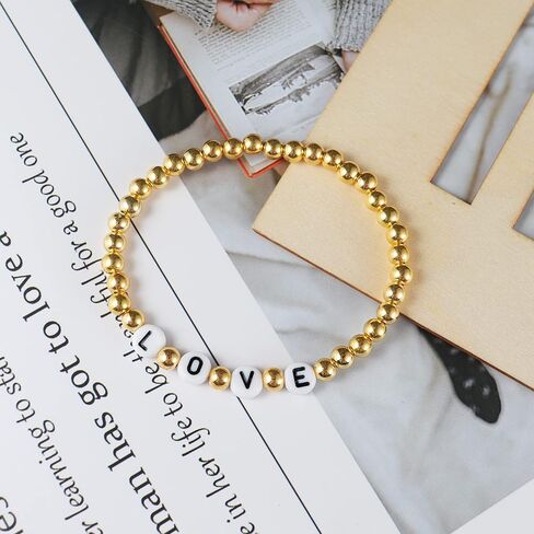 Teacher Appreciation Bracelets Colorful Solf Clay Love Teach Inspire Letter Beaded Teacher Bracelets Teacher's Day Gift for Women in Saudi Arabia