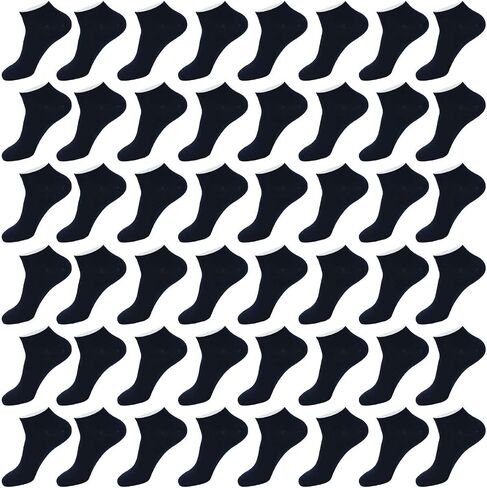 EnerWear-Coolmax Unisex 48P Cotton Low Cut No Show Ankle Socks in Saudi Arabia