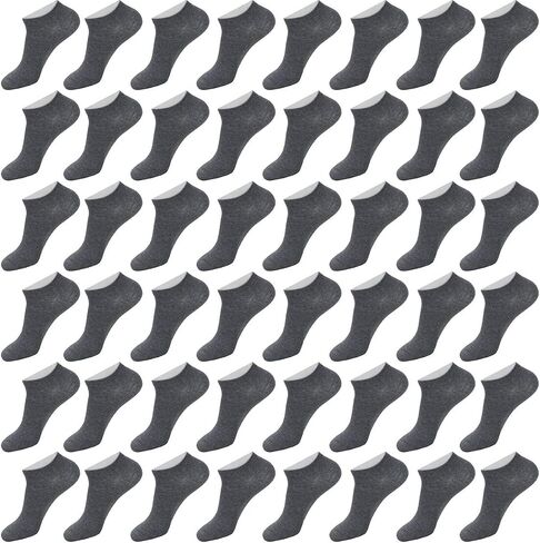 EnerWear-Coolmax Unisex 48P Cotton Low Cut No Show Ankle Socks in Saudi Arabia