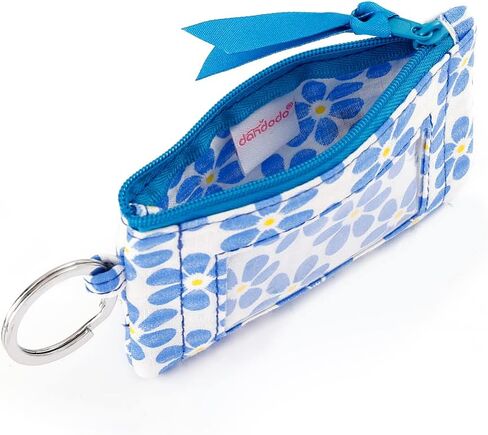 Women's Cotton Zip Id Case and Lanyard Combo (Multiple Teams Available) Keyring,ID Case Wallet with Lanyard,Fashion Lanyard Wallet (2#) in Saudi Arabia