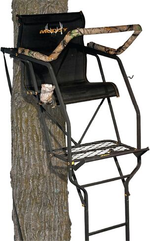 Muddy Stronghold 1.5 Steel Single Tree/Ladder Stand for Big Game/Shooting/Hunting with Expanded D-Force Metal Platform in Saudi Arabia