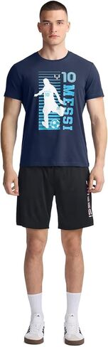 Messi Men's Lifestyle Short Sleeve T-Shirt, Standard Fit Graphic Tee, Cotton Jersey Knit in Saudi Arabia