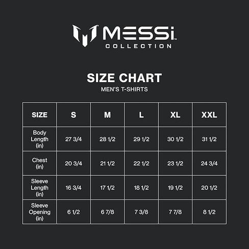 Messi Men's Lifestyle Short Sleeve T-Shirt, Standard Fit Graphic Tee, Cotton Jersey Knit in Saudi Arabia