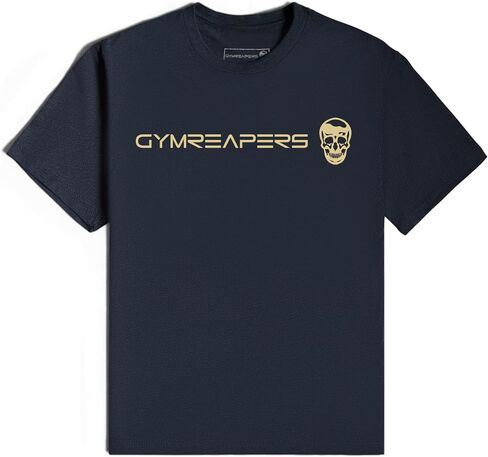 Gymreapers Workout Short Sleeve Shirt Workout T-Shirt for Men Crew Neck Shirts Casual Gym Cotton Everyday Tee in Saudi Arabia