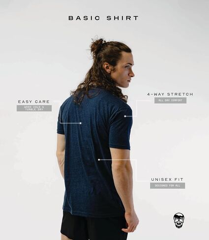 Gymreapers Workout Short Sleeve Shirt Workout T-Shirt for Men Crew Neck Shirts Casual Gym Cotton Everyday Tee in Saudi Arabia