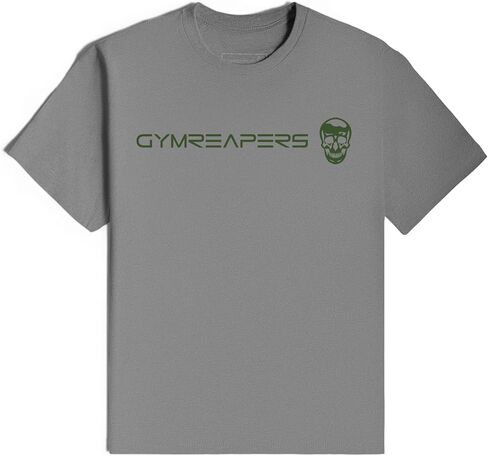 Gymreapers Workout Short Sleeve Shirt Workout T-Shirt for Men Crew Neck Shirts Casual Gym Cotton Everyday Tee in Saudi Arabia