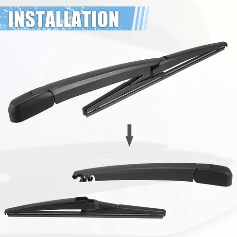 ACROPIX Rear Windshield Wiper Blade Arm Assembly Fit for Kia Sorento - Pack of 2 Black in Saudi Arabia