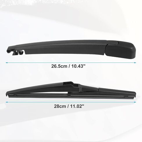 ACROPIX Rear Windshield Wiper Blade Arm Assembly Fit for Kia Sorento - Pack of 2 Black in Saudi Arabia