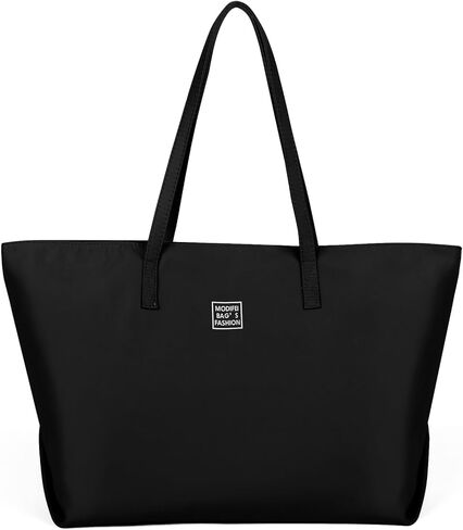 Casual Nylon Tote Bag for Women Water Resistant Shoulder Tote Handbag with Zipper for Wrok Travel in Kuwait
