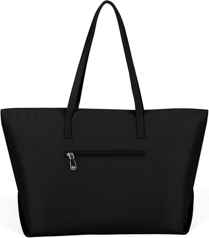 Casual Nylon Tote Bag for Women Water Resistant Shoulder Tote Handbag with Zipper for Wrok Travel in Kuwait