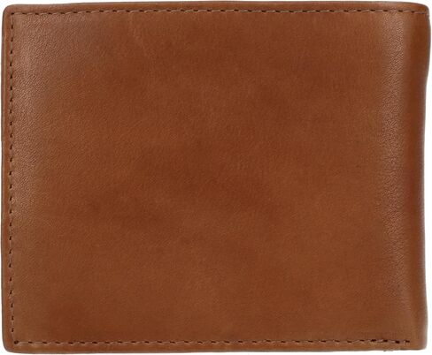Gusti Mens Soft Brown Leather Wallet with Coin Pocket true leather - Foster RFID in Kuwait
