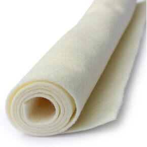 Angel Wings Cream White - Wool Felt Giant Sheet - 35% Wool Blend - 1 36x36 inch XXL Sheet