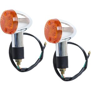 marddpair 2Pcs Rear Turn Signal Blinker Indicator Light Universal Aftermarket Replacement Turn Signals