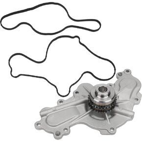 BRTEC AW6348 Professional Water Pump with Gasket for 2010-2020 Ford Edge Taurus Flex Explorer Police Interceptor Utility Sedan 2011-2020 Lincoln MKT Continental MKX MKS MKZ