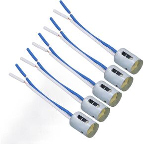 12 Volt 1156 Light Bulb Socket Holder,1156 Bulb Holder,1156 LED Light Bulb Socket,10PCS 1156 Bulb Sockets LED Turn Light Holder with 3.5in Harness DC 12V Flexible