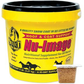 784299621008 Dark Horse Nu-Image Hoof & Coat Support for Horses, 10 lb