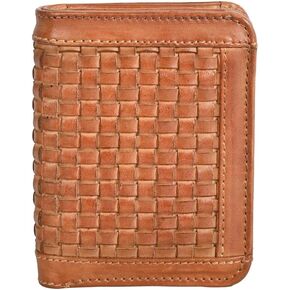 STS Ranchwear Womens Sweet Grass Soni Veg-Tan Leather Zip Around Wallet