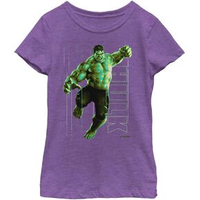 Marvel Girl's Hulk Glow T-Shirt