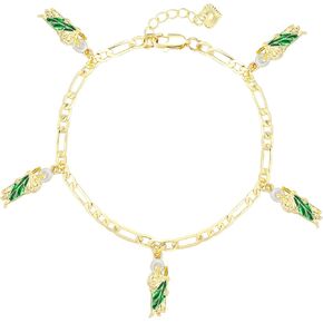 San Judas Tadeo Bracelet Stainless Steel 24k Gold Plated Saint Jude Pendant Catholic Mexican Bracelets For Men (Gold 298)