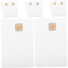 Ciieeo 8pcs labels tag Ic Cards Blank Ic Card Chip Cards Card For Hotel Blank Credit Cards With Chip Blank Cards With Chip Blank Intelligent Card Ic Chip business card pvc white coin in Saudi Arabia